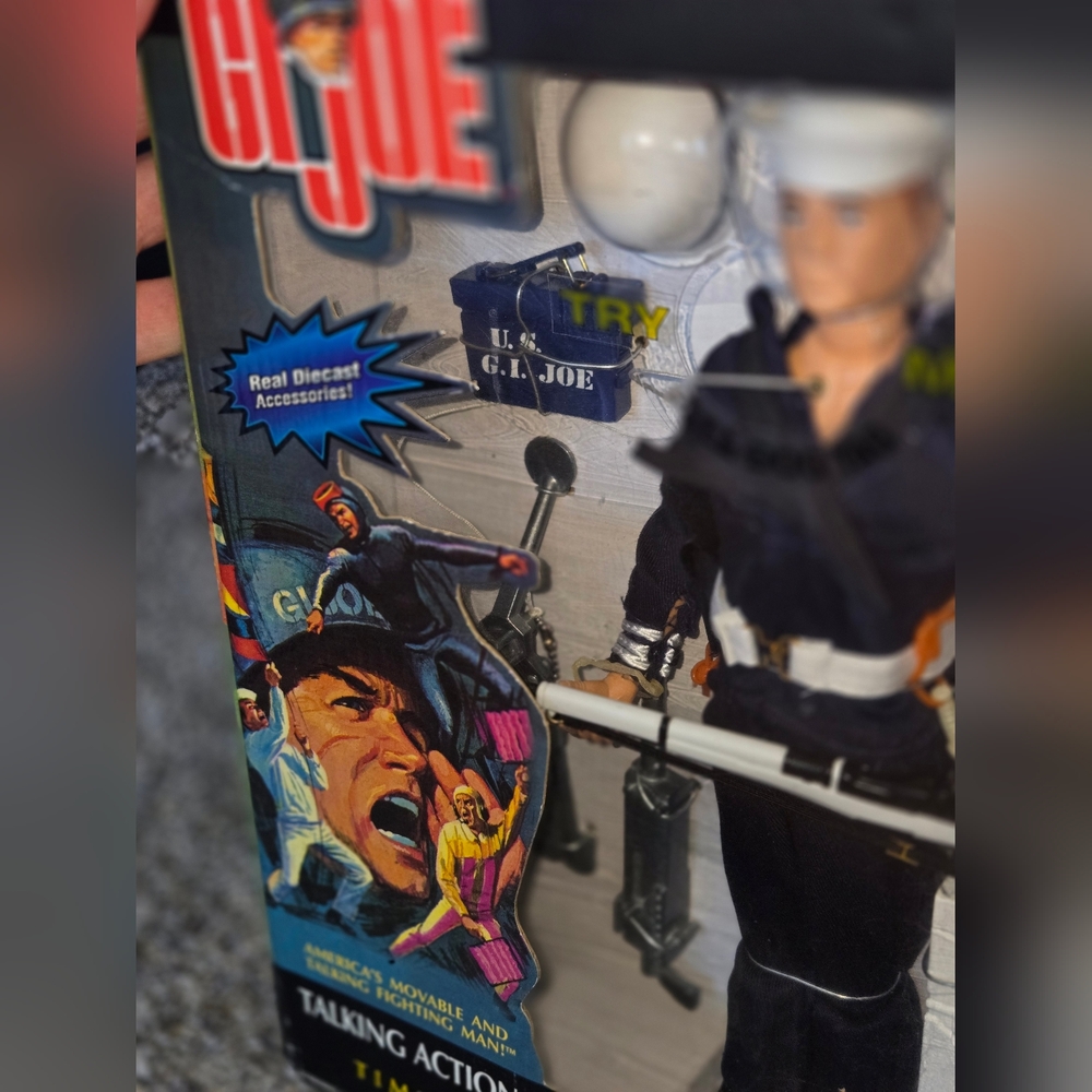 Vintage Hasbro GI Joe Taking Action Sailor U.S Navy New 2002 Sealed - Picture 9 of 10